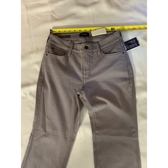 NYDJ Straight Grey Pants‎ NWT size 6 - Picture 6 of 8